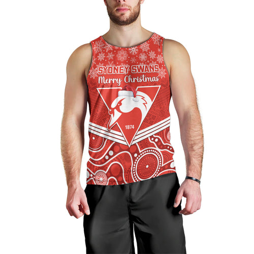 personalised-swans-football-christmas-men-tank-top-merry-xmas-2023-mix-aboriginal-art