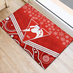 personalised-swans-football-christmas-rubber-doormat-merry-xmas-2023-mix-aboriginal-art
