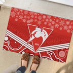 personalised-swans-football-christmas-rubber-doormat-merry-xmas-2023-mix-aboriginal-art