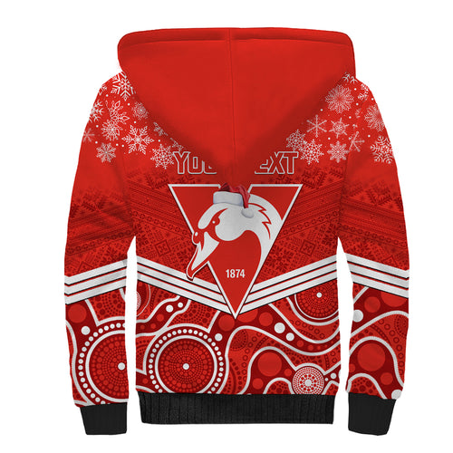 personalised-swans-football-christmas-sherpa-hoodie-merry-xmas-2023-mix-aboriginal-art