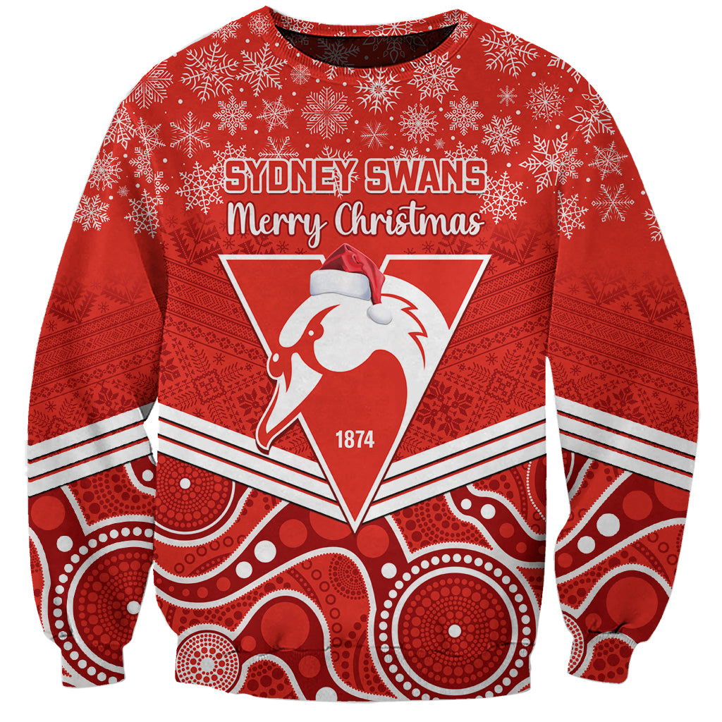 personalised-swans-football-christmas-sweatshirt-merry-xmas-2023-mix-aboriginal-art