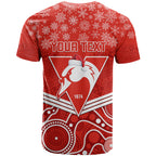 personalised-swans-football-christmas-t-shirt-merry-xmas-2023-mix-aboriginal-art