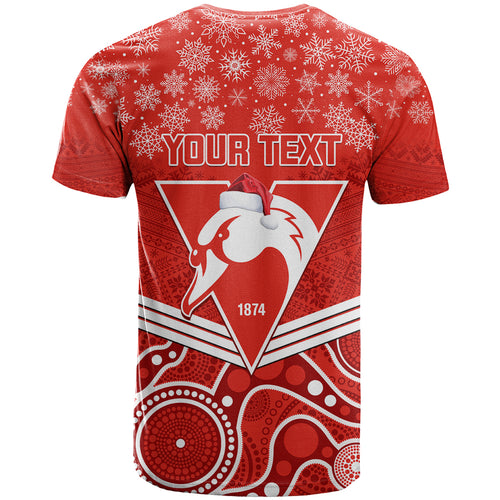 personalised-swans-football-christmas-t-shirt-merry-xmas-2023-mix-aboriginal-art