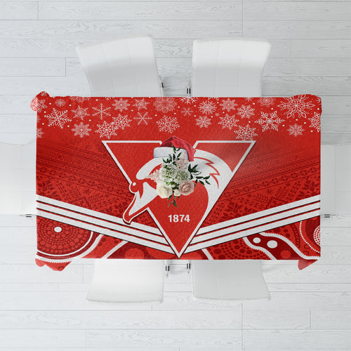 personalised-swans-football-christmas-tablecloth-merry-xmas-2023-mix-aboriginal-art