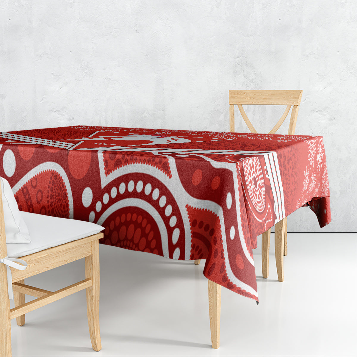 personalised-swans-football-christmas-tablecloth-merry-xmas-2023-mix-aboriginal-art