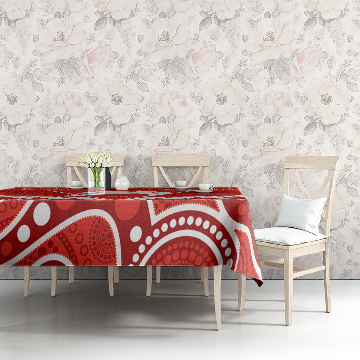 personalised-swans-football-christmas-tablecloth-merry-xmas-2023-mix-aboriginal-art