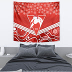 personalised-swans-football-christmas-tapestry-merry-xmas-2023-mix-aboriginal-art