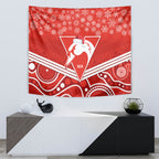personalised-swans-football-christmas-tapestry-merry-xmas-2023-mix-aboriginal-art
