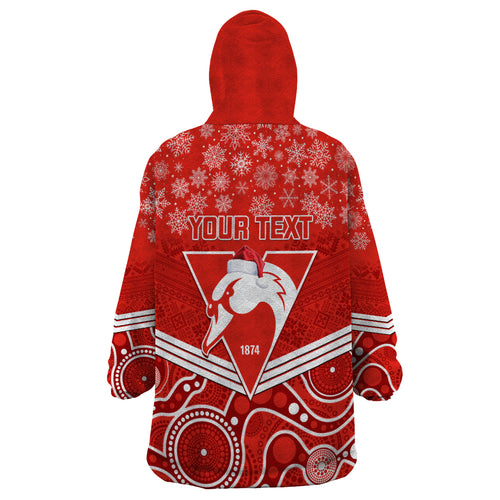 personalised-swans-football-christmas-wearable-blanket-hoodie-merry-xmas-2023-mix-aboriginal-art