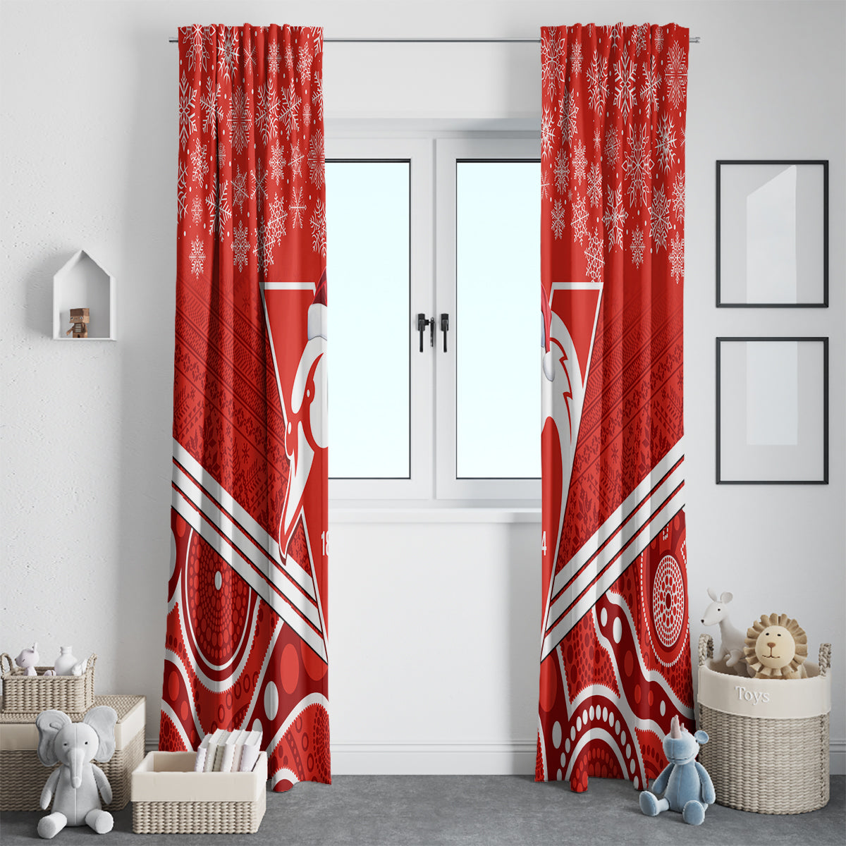personalised-swans-football-christmas-window-curtain-merry-xmas-2023-mix-aboriginal-art