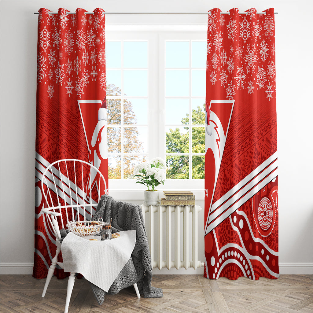 personalised-swans-football-christmas-window-curtain-merry-xmas-2023-mix-aboriginal-art