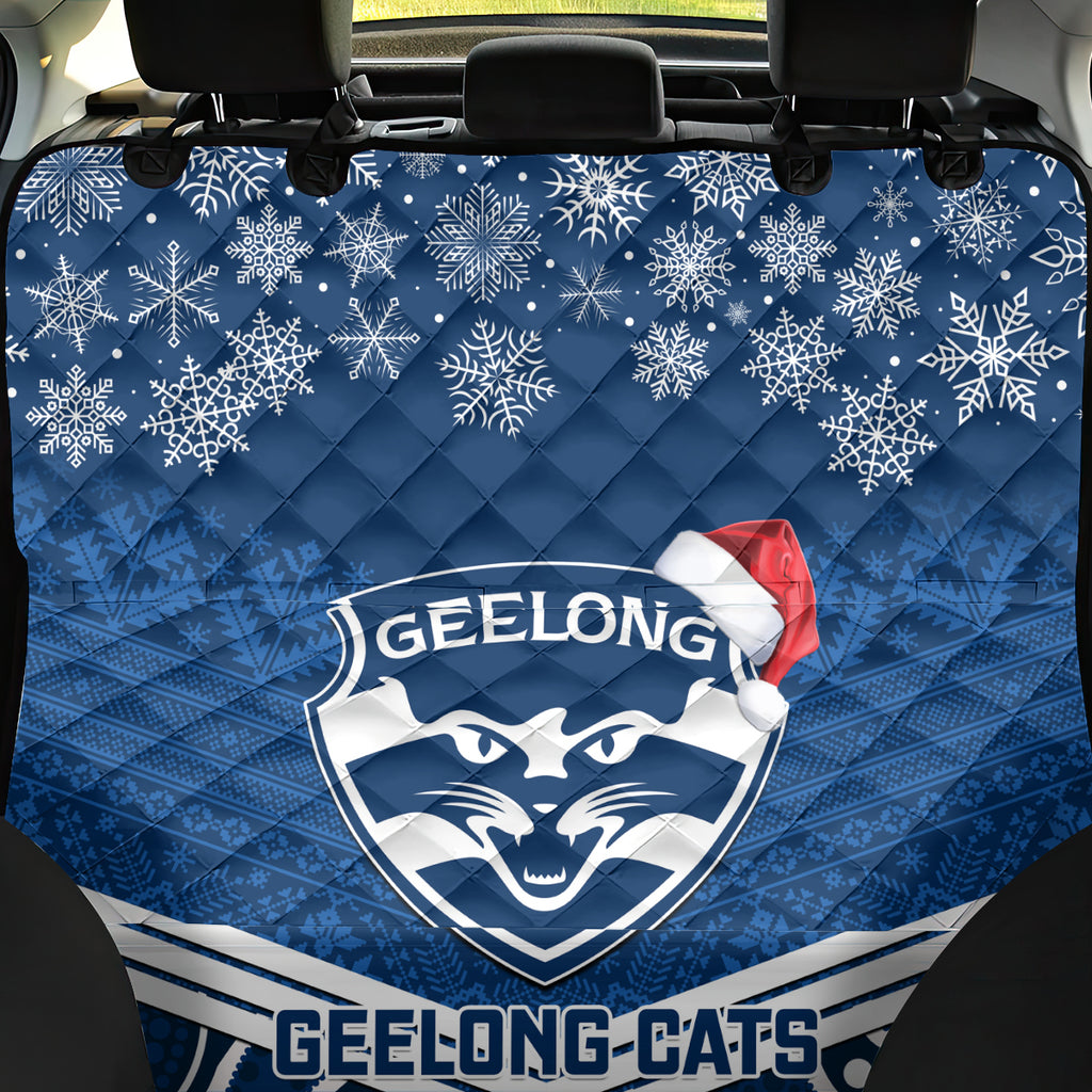 custom-geelong-football-christmas-back-car-seat-cover-merry-xmas-2023-mix-aboriginal-art