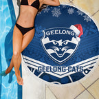custom-geelong-football-christmas-beach-blanket-merry-xmas-2023-mix-aboriginal-art