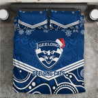 custom-geelong-football-christmas-bedding-set-merry-xmas-2023-mix-aboriginal-art