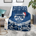 custom-geelong-football-christmas-blanket-merry-xmas-2023-mix-aboriginal-art