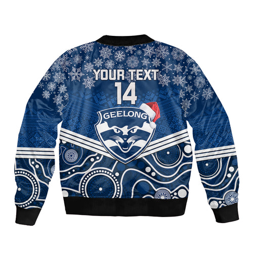 custom-geelong-football-christmas-bomber-jacket-merry-xmas-2023-mix-aboriginal-art