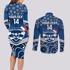 custom-geelong-football-christmas-couples-matching-long-sleeve-bodycon-dress-and-long-sleeve-button-shirt-merry-xmas-2023-mix-aboriginal-art