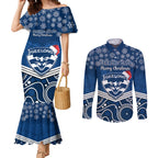 custom-geelong-football-christmas-couples-matching-mermaid-dress-and-long-sleeve-button-shirt-merry-xmas-2023-mix-aboriginal-art