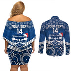 custom-geelong-football-christmas-couples-matching-off-shoulder-short-dress-and-long-sleeve-button-shirt-merry-xmas-2023-mix-aboriginal-art