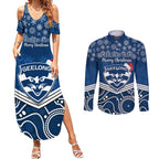 custom-geelong-football-christmas-couples-matching-summer-maxi-dress-and-long-sleeve-button-shirt-merry-xmas-2023-mix-aboriginal-art