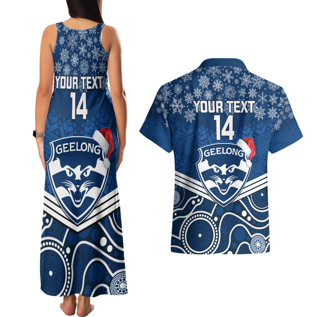 custom-geelong-football-christmas-couples-matching-tank-maxi-dress-and-hawaiian-shirt-merry-xmas-2023-mix-aboriginal-art