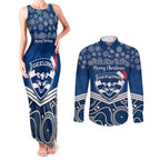 custom-geelong-football-christmas-couples-matching-tank-maxi-dress-and-long-sleeve-button-shirt-merry-xmas-2023-mix-aboriginal-art
