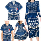 custom-geelong-football-christmas-family-matching-long-sleeve-bodycon-dress-and-hawaiian-shirt-merry-xmas-2023-mix-aboriginal-art