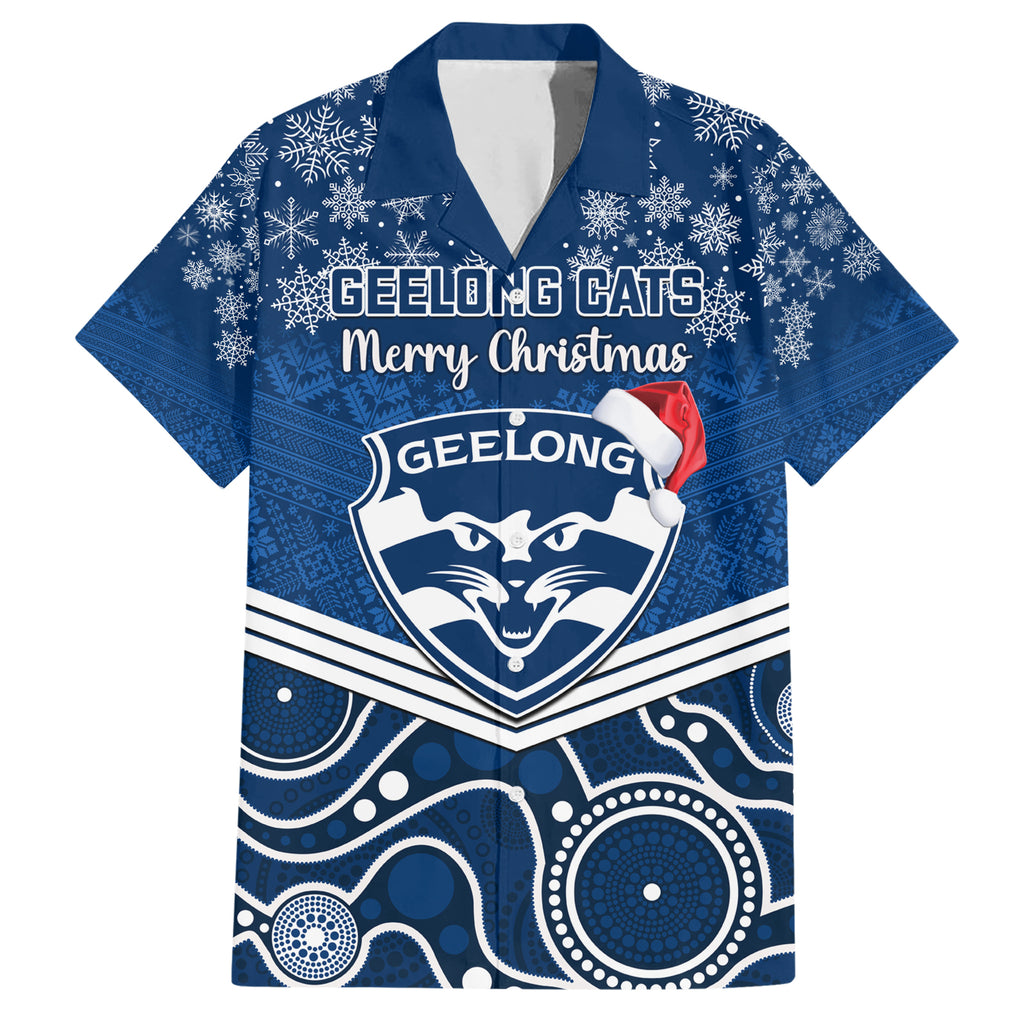 custom-geelong-football-christmas-hawaiian-shirt-merry-xmas-2023-mix-aboriginal-art