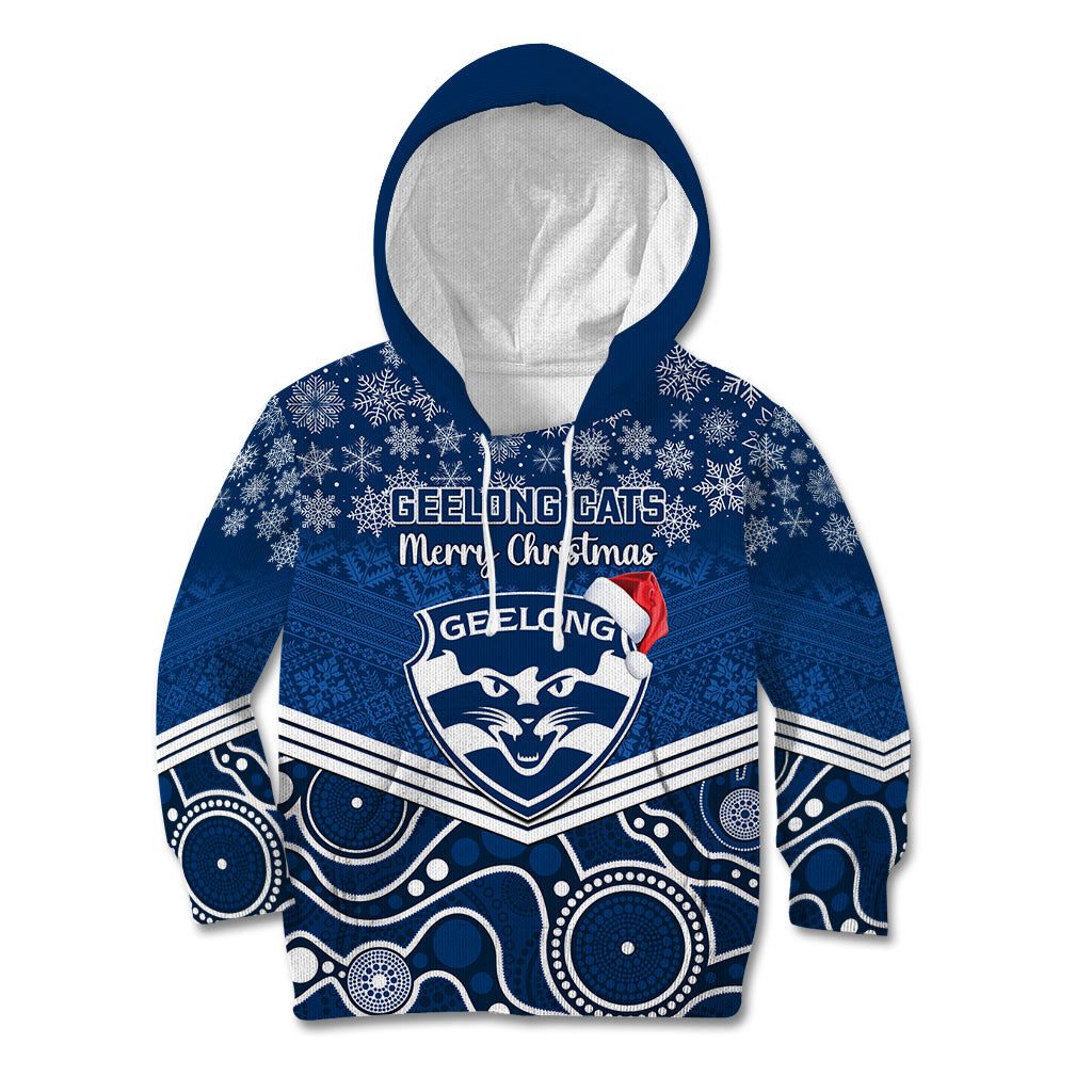 custom-geelong-football-christmas-kid-hoodie-merry-xmas-2023-mix-aboriginal-art