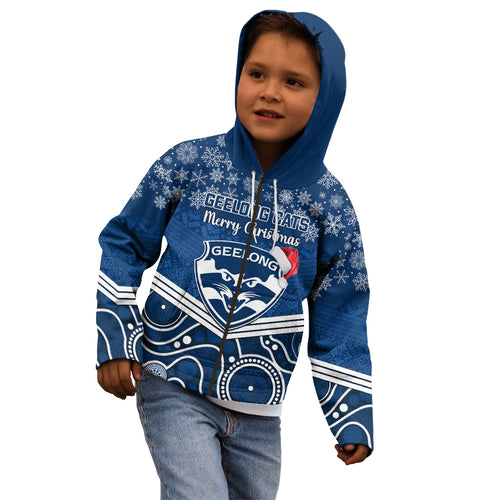 custom-geelong-football-christmas-kid-hoodie-merry-xmas-2023-mix-aboriginal-art