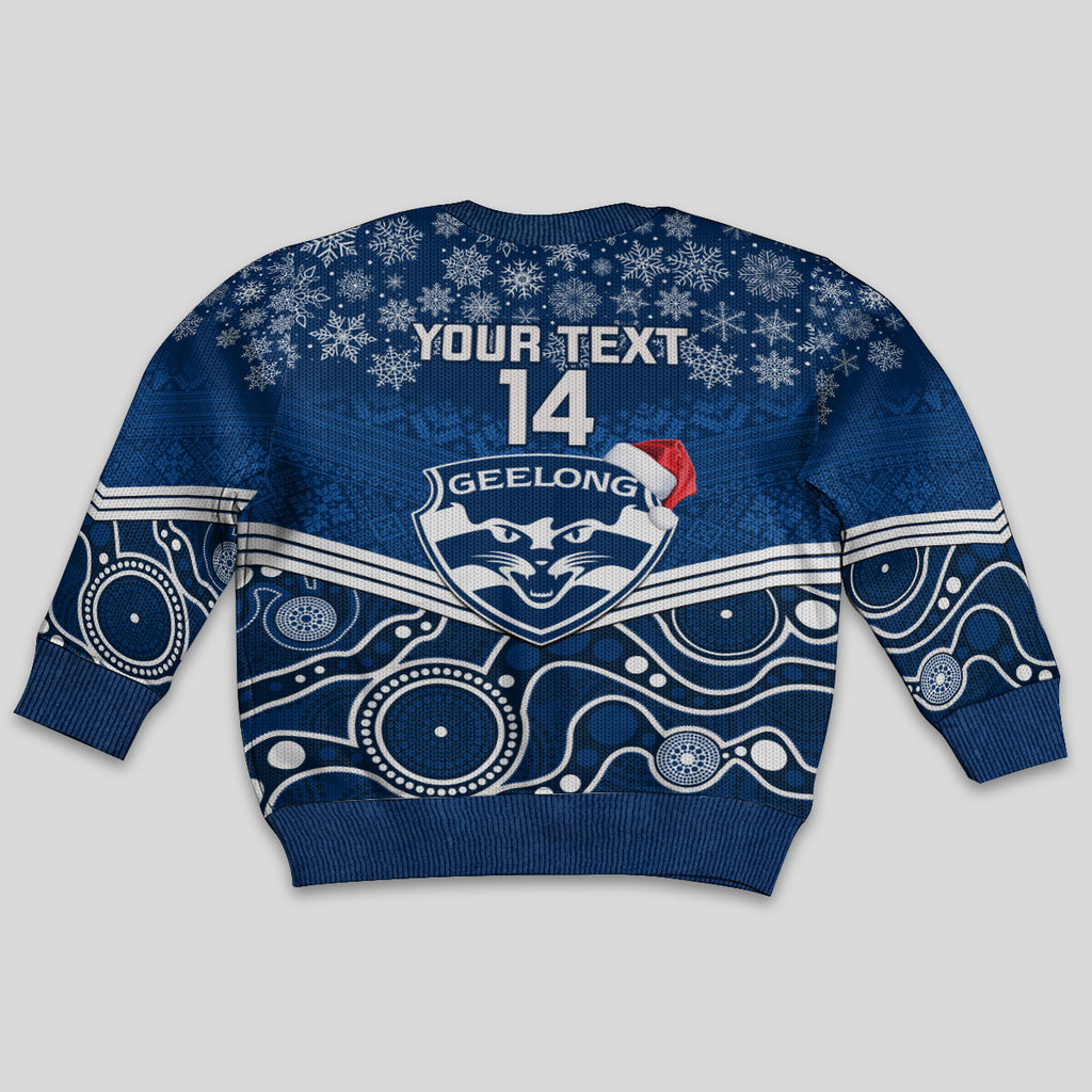 custom-geelong-football-christmas-kid-ugly-christmas-sweater-merry-xmas-2023-mix-aboriginal-art