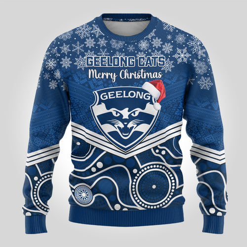 custom-geelong-football-christmas-ugly-christmas-sweater-merry-xmas-2023-mix-aboriginal-art
