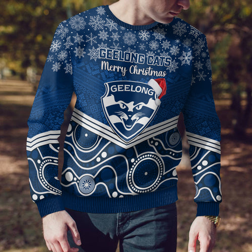 custom-geelong-football-christmas-ugly-christmas-sweater-merry-xmas-2023-mix-aboriginal-art