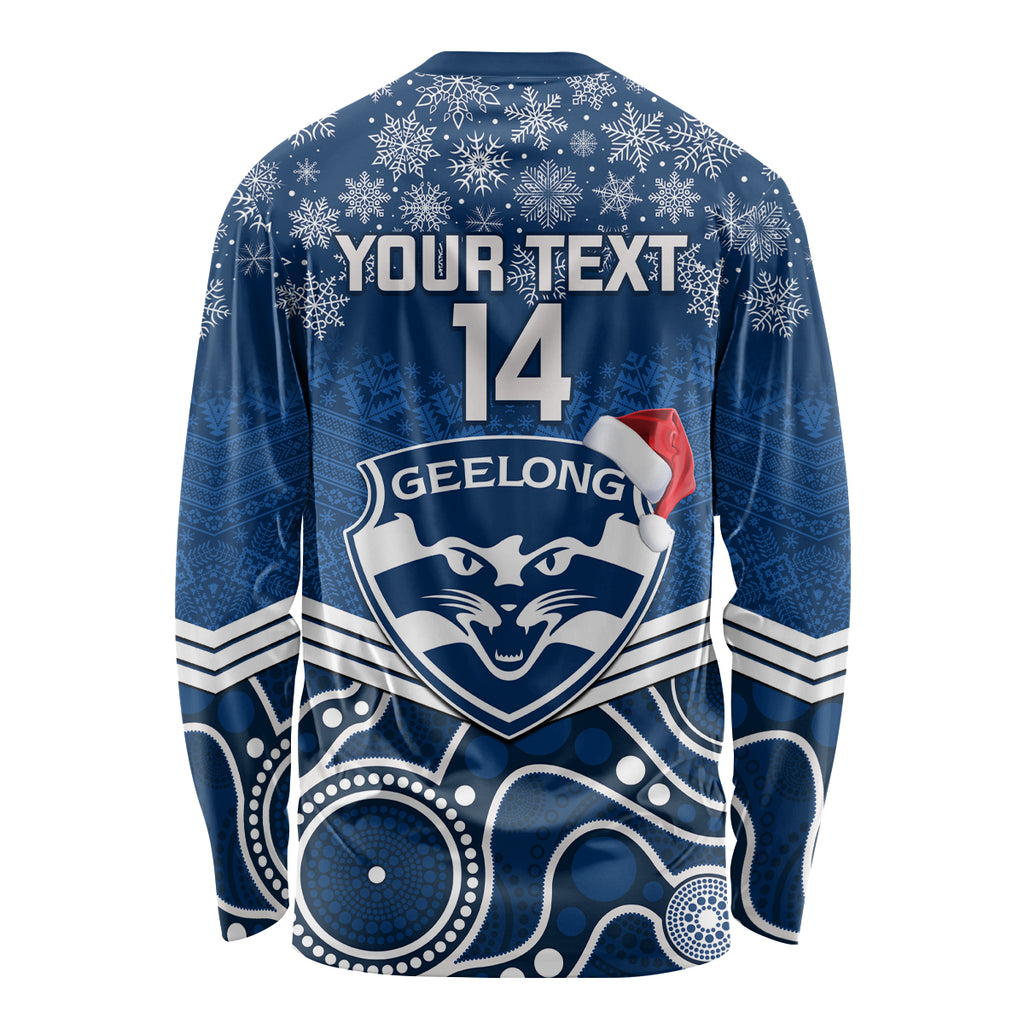 custom-geelong-football-christmas-long-sleeve-shirt-merry-xmas-2023-mix-aboriginal-art