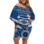 custom-geelong-football-christmas-off-shoulder-short-dress-merry-xmas-2023-mix-aboriginal-art