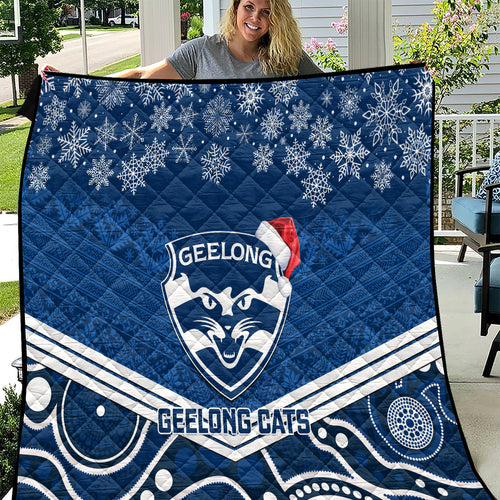custom-geelong-football-christmas-quilt-merry-xmas-2023-mix-aboriginal-art