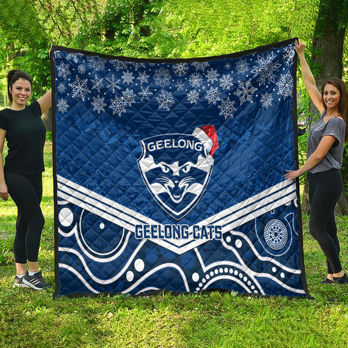 custom-geelong-football-christmas-quilt-merry-xmas-2023-mix-aboriginal-art