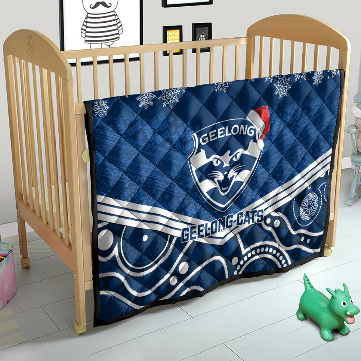 custom-geelong-football-christmas-quilt-merry-xmas-2023-mix-aboriginal-art