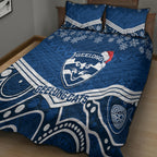 custom-geelong-football-christmas-quilt-bed-set-merry-xmas-2023-mix-aboriginal-art