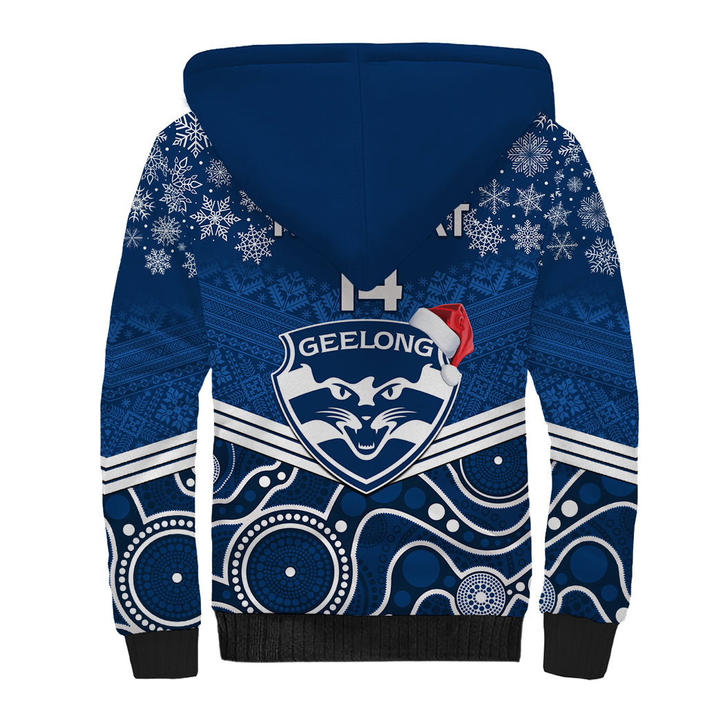 custom-geelong-football-christmas-sherpa-hoodie-merry-xmas-2023-mix-aboriginal-art
