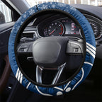 Geelong Football Christmas Steering Wheel Cover Merry Xmas 2023 Mix Aboriginal Art