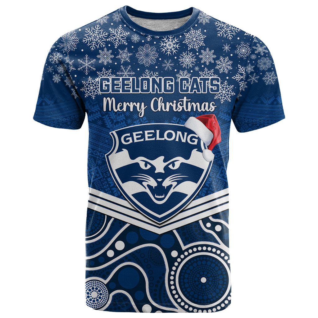 custom-geelong-football-christmas-t-shirt-merry-xmas-2023-mix-aboriginal-art