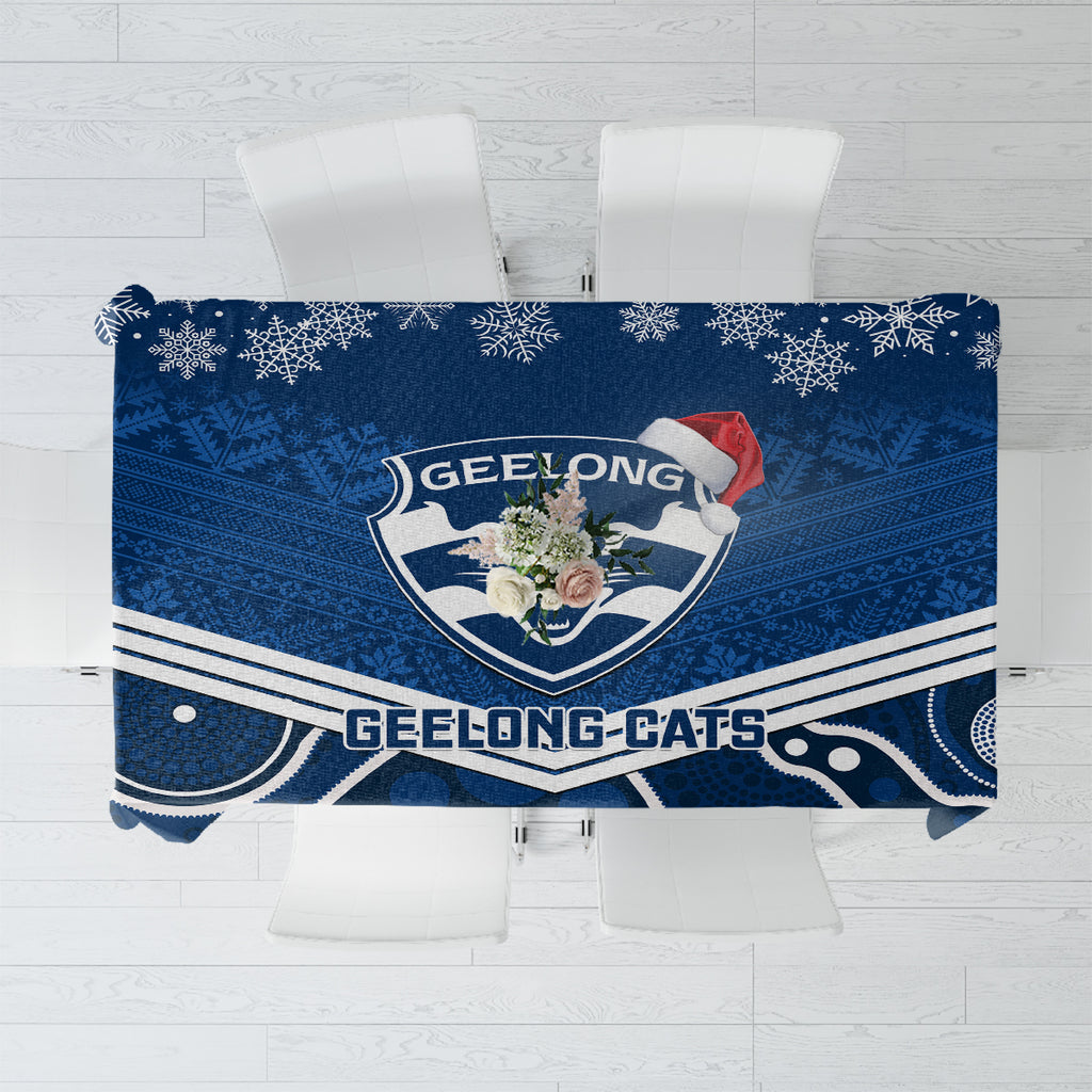 custom-geelong-football-christmas-tablecloth-merry-xmas-2023-mix-aboriginal-art