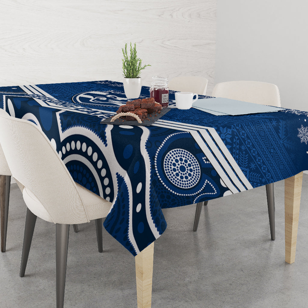 custom-geelong-football-christmas-tablecloth-merry-xmas-2023-mix-aboriginal-art