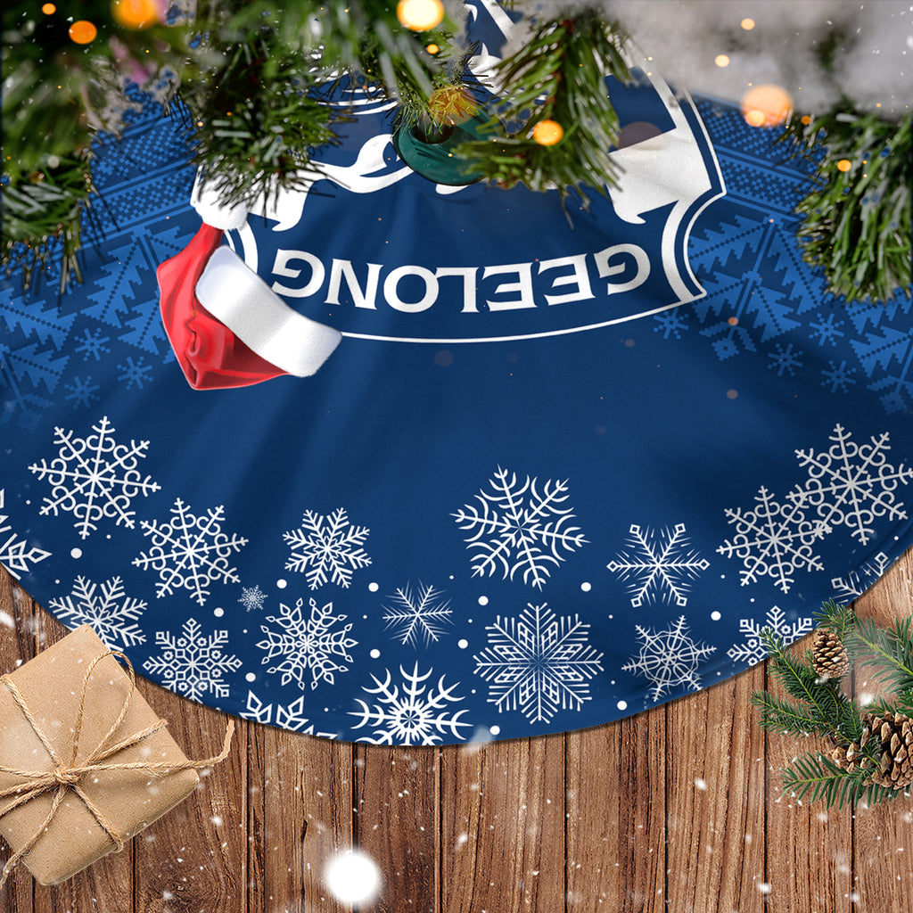 geelong-football-christmas-tree-skirt-merry-xmas-2023-mix-aboriginal-art