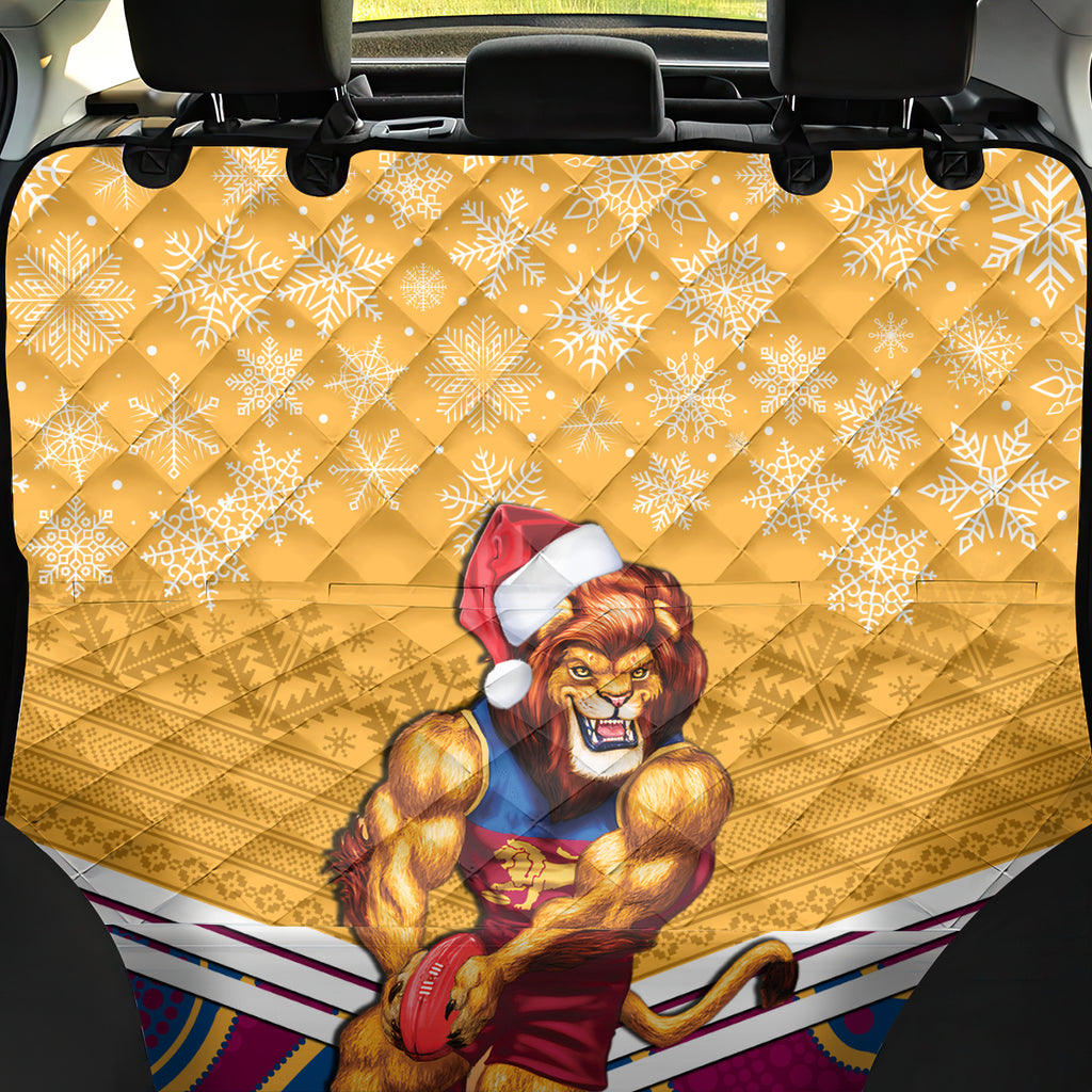 custom-brisbane-lions-football-christmas-back-car-seat-cover-merry-xmas-2023-mix-aboriginal-art
