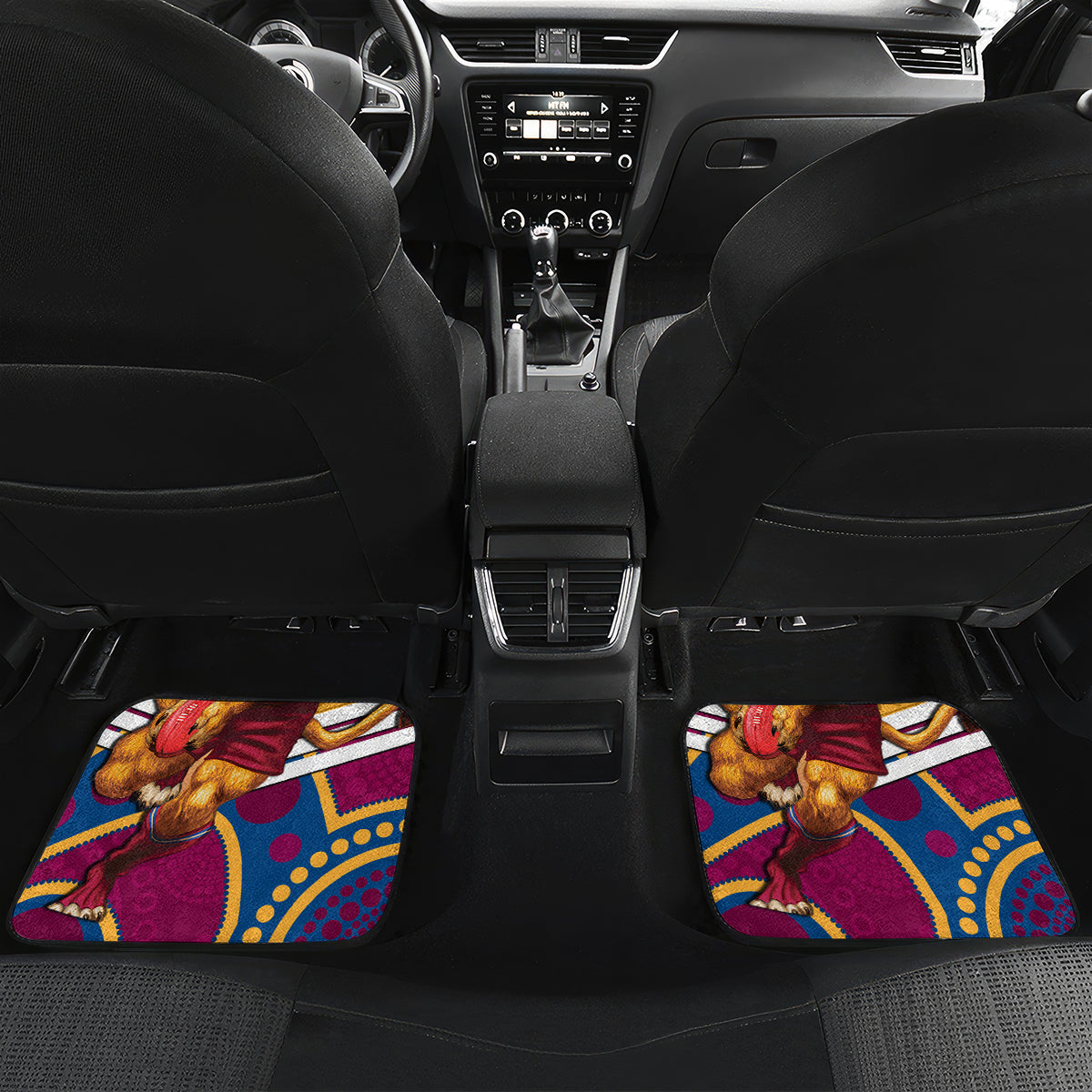 custom-brisbane-lions-football-christmas-car-mats-merry-xmas-2023-mix-aboriginal-art
