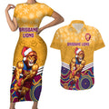 custom-brisbane-lions-football-christmas-couples-matching-short-sleeve-bodycon-dress-and-hawaiian-shirt-merry-xmas-2023-mix-aboriginal-art