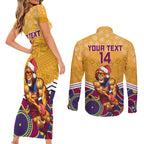 custom-brisbane-lions-football-christmas-couples-matching-short-sleeve-bodycon-dress-and-long-sleeve-button-shirt-merry-xmas-2023-mix-aboriginal-art