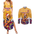 custom-brisbane-lions-football-christmas-couples-matching-summer-maxi-dress-and-long-sleeve-button-shirt-merry-xmas-2023-mix-aboriginal-art